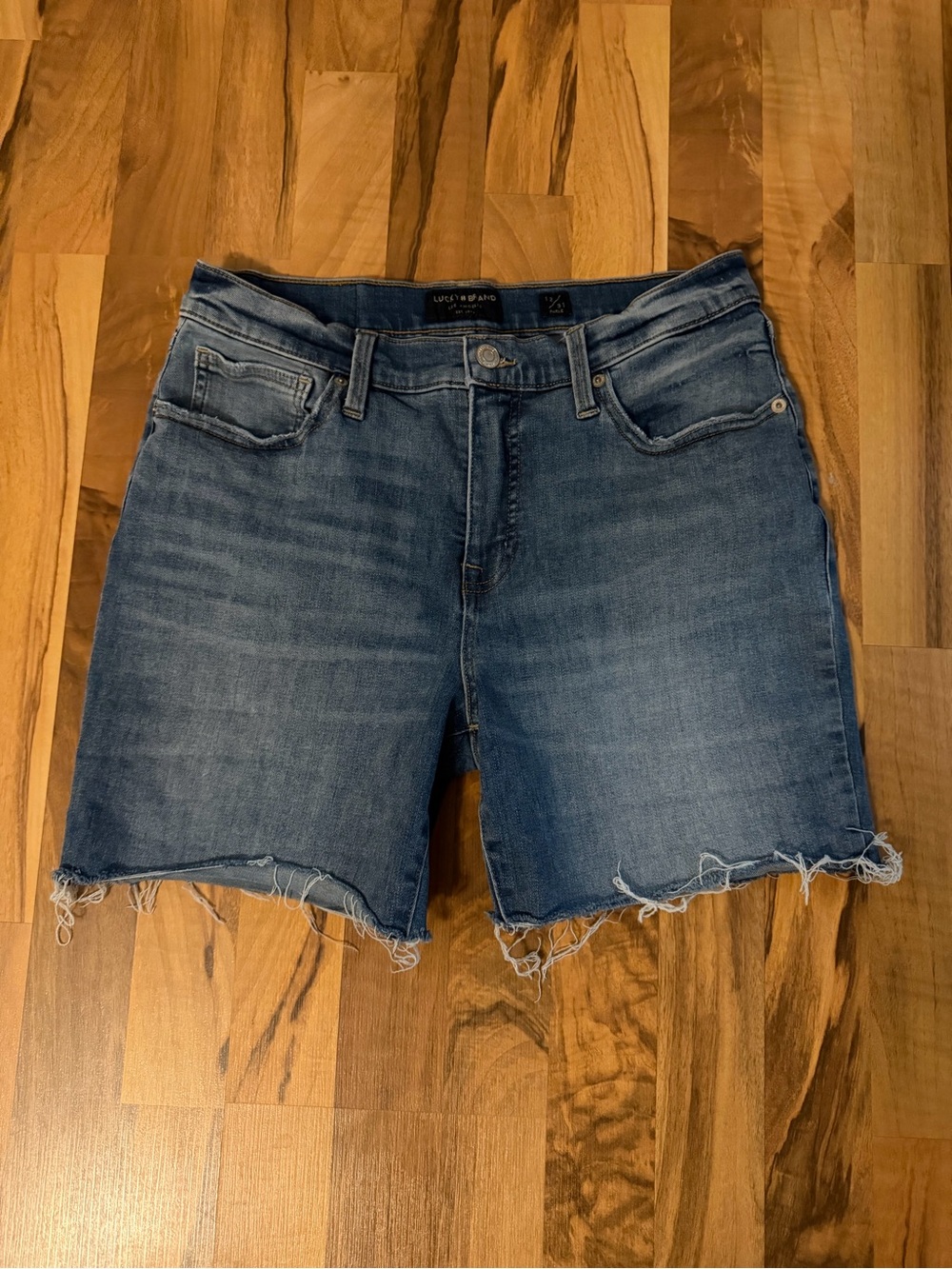 Lucky Brand Women's Blue Denim Cutoff Shorts